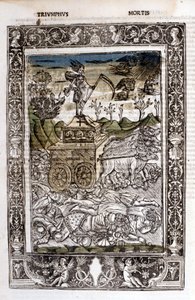 Trionfo della morte di Francesco Petrarca. Manoscritto del XV secolo da Unknown artist