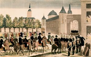 Ingresso trionfale delle truppe di Napoleone a Madrid, 4 dicembre 1808 da Unknown artist