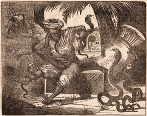 Due incantatori di serpenti indiani