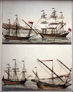 Tipiche barche dei pirati barbari, - in 
