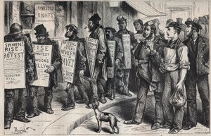 USA: protesta a favore della Lega contro l