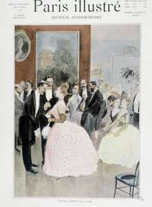 Un ballo - in "Paris illustré" da Unknown artist