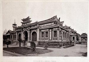 Esposizione Universale di Parigi 1889 - Padiglione di Annam, Tonchino da Unknown artist