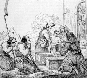 Costumi vandeani - il santo della fontana da Unknown artist