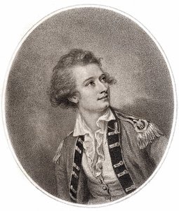 Vicente Lunardi, aeronauta italiano, che fece la prima ascensione in mongolfiera in Inghilterra il 14 settembre 1784. Incisione della fine del XVIII secolo da Unknown artist