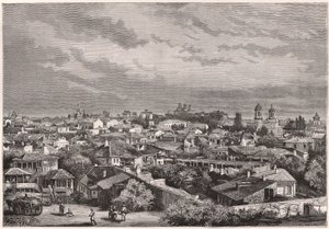 Veduta di Bucarest nel XIX secolo