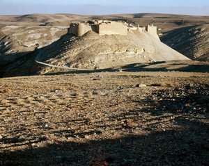 Veduta di Karac el Chobac, castello crociato sul lato orientale dell
