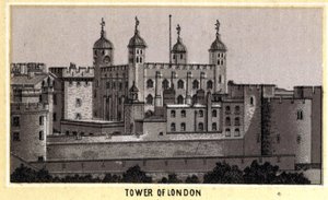 Veduta della Torre di Londra, ex prigione, Inghilterra da Unknown artist