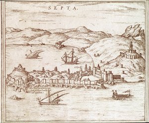 Veduta della città di Ceuta