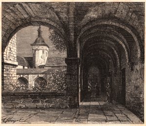 Veduta del chiostro dell