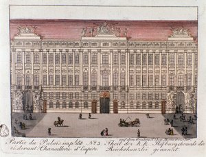 Veduta della parte del Palazzo Imperiale chiamata Cancelleria dell