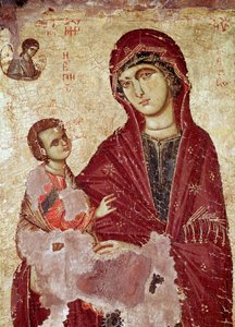 Vergine con Bambino (Icona) da Unknown artist