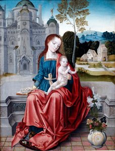 Vergine e Bambino, Dettaglio, 1520-30 da Unknown