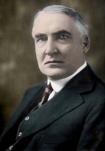 Warren Gamaliel Harding (1865-1923), 29° presidente degli Stati Uniti. da Unknown Artist