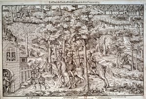 Guerre di religione 1562-1598: Assassinio di Francesco I di Lorena, Secondo Duca di Guisa il 18/02/1563. Un leader cattolico, fu ucciso dal calvinista Jean de Poltrot de Mere da Unknown artist