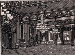 Washington, Stati Uniti: vista della East Room, Casa Bianca. in 