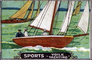 Sport acquatici: vela. da Unknown Artist