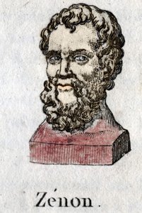 Zenone di Cizio (v. 335 - v. 264 a.C.), filosofo greco (incisione del 1822) da Unknown artist