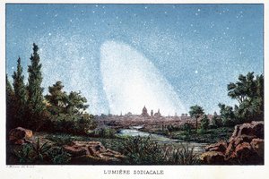 Luce zodiacale - in "Storia degli Astri" di J. Rambosson