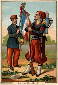 Costume da zuavo al tempo di Napoleone III