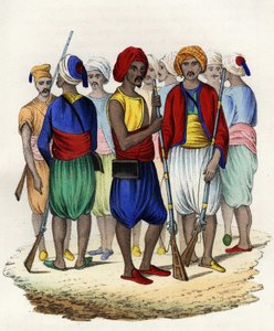 Zouaves, tirailleurs indigeni dell