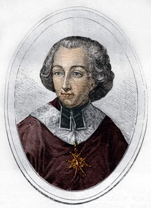 Ritratto di Étienne de Loménie de Brienne (1727-1794), prelato e politico francese. Incisione del 1866 da Unknown artist