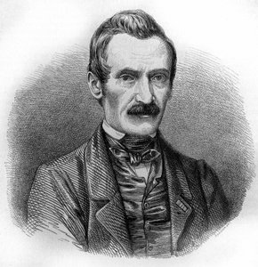 Ritratto di Alexandre Calame, pittore e incisore svizzero da Unknown artist