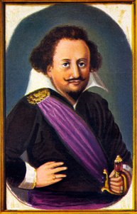 ritratto di Carl Gustaf Wrangel (cromolitografia) da Unknown artist