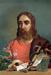 Ritratto di Claudio Galeno (Klaudios Galenos o Claudio Galeno o Claudius Galenus o Galeno, v. 131 - v. 201), medico greco. da 