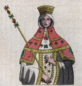 Ritratto di Eudokia (o Eudocia) Ingerina (Eudocia Ingerina) (c. 840 - c. 882) moglie dell