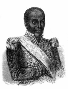 Ritratto di Faustin Soulouque (1782-1867), presidente (1847-1849) e imperatore (1849-1859) di Haiti con il nome di Faustin I. da Unknown artist