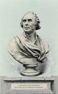 Ritratto di Giovanni Giacomo Casanova (1725-1798), avventuriero e scrittore italiano.
