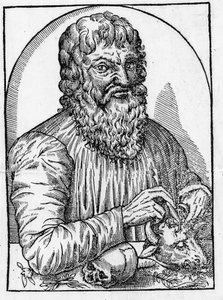 Ritratto di Ippocrate (460- circa 377 a.C.), medico greco.