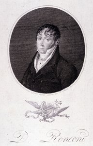 Ritratto del tenore italiano Domenico Ronconi