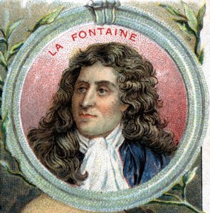 Ritratto di Jean de La Fontaine. Scrittore francese (1621-1695)