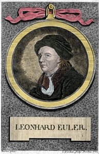 Ritratto di Leonhard Euler. Matematico svizzero (1707 -1783). da Unknown artist