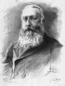 Ritratto di Leopoldo II (1835-1909). Re dei Belgi (1865-1909) da Unknown artist