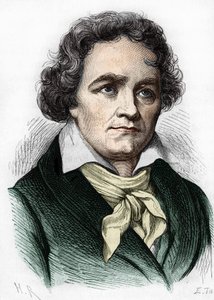 Ritratto di Ludwig van Beethoven. Compositore tedesco (1770-1827) da Unknown artist