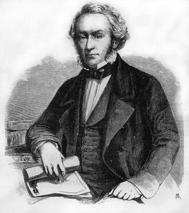Ritratto di Richard Cobden. Economista e politico britannico (1804-1865). Incisione del 1866