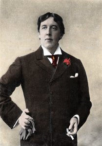 Ritratto dello scrittore Oscar Wilde. Fotografia del XIX secolo