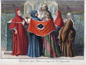 Il matrimonio degli italiani al tempo dei re longobardi (568-774) da Unknown artist