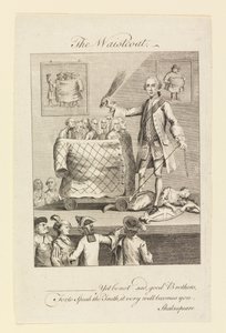 Il panciotto (Caricatura sulla moda dei panciotti) da Unknown, English