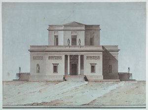 Elevazione di una villa di campagna