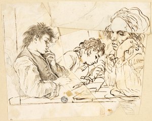 Schizzi di ragazzi di scuola da Unknown Italian
