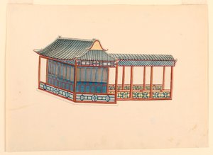 Disegno, Padiglione delle cineserie, 1815-22 da Unknown artistUnknown artist