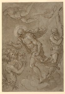 Disegno, Cristo al limbo, 1625-1628 da Unknown artistUnknown artist