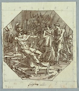 Disegno, Continenza di Scipione, 1811 da Unknown artistUnknown artist