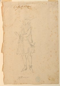 Disegno, Costumi: Un uomo di mondo per un balletto, 1720 ca. da Unknown artistUnknown artist