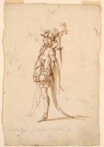 Disegno, Costumista: Pagina per un balletto, 1720 ca. da Unknown artistUnknown artist