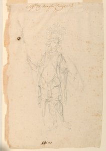 Disegno, Costumi: Africa per un balletto, 1720 ca. da Unknown artistUnknown artist